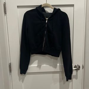 Brandy Melville Cropped Zip-Up